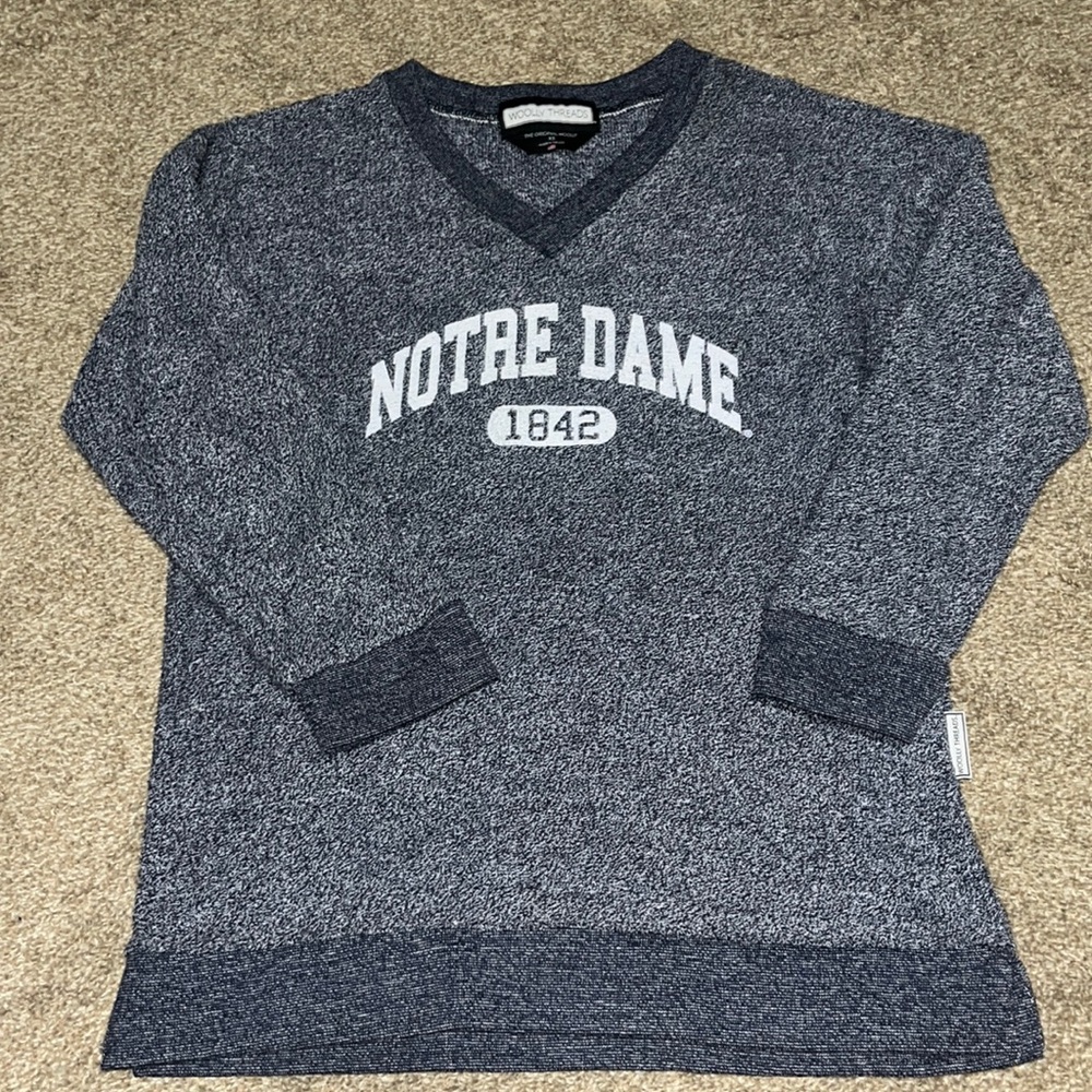 Woolly threads notes dame sweatshirt
